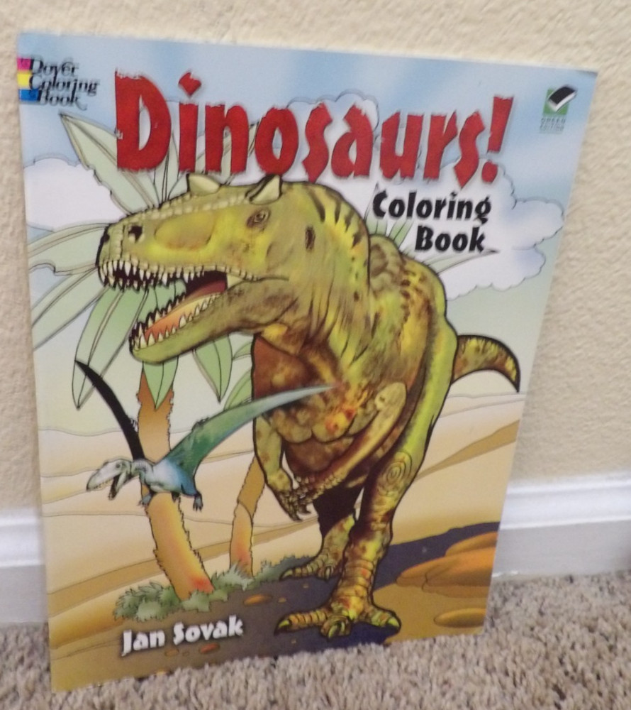 The Dinosaur Coloring Book BY JAN SOVAK