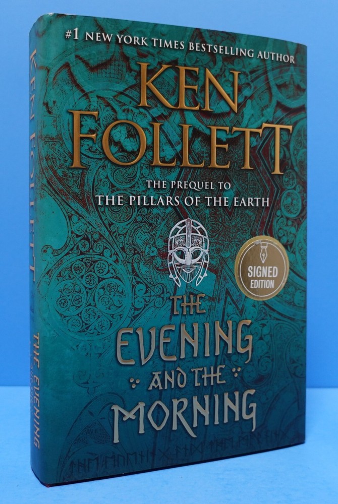 THE EVENING AND THE MORNING BY KEN FOLLET, SIGNED