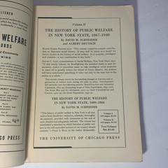 University of Chicago Press / Social Service Review / Volume XV/ December 1941