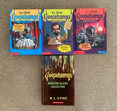 Goosebumps Lot of 4 Monster Edition #1, 2, 3/Monster Blood Collection Hardcover