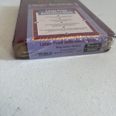 Large Print Reference Bible by Not Available (Imitation Leather)