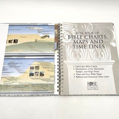 Rose Book of Bible Charts Maps Time Lines Volumes 1 & 2 Bundle Reference Spiral