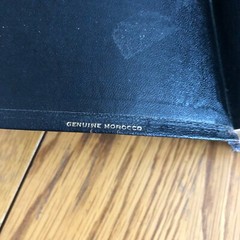Holy Bible References Concordance Genuine Morocco Leather Black 1949