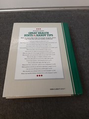 Great Health Hints And Handy Tips by Reader’s Digest (1994, Hardcover)
