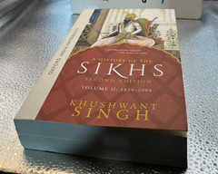 A History of the Sikhs Volume 2 1839 2004 2nd Edition by Khushwant Singh