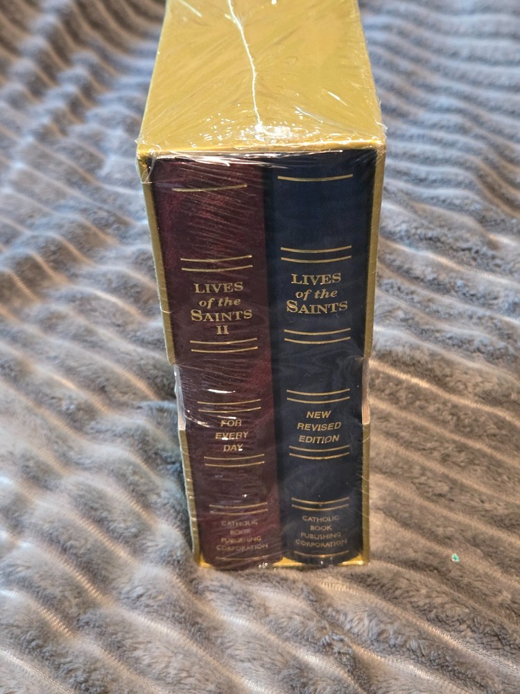 Lives of the Saints 2-Volume Box Set Illustrated Hardcover Catholic Book Publis