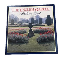 The English Garden Address Book Hardcover By Four Seasons Publishing 8.5 in Blue