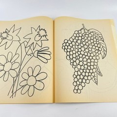 Busy Bee Coloring Book Vintage 29c 1960s Modern Promotions USA Uncolored