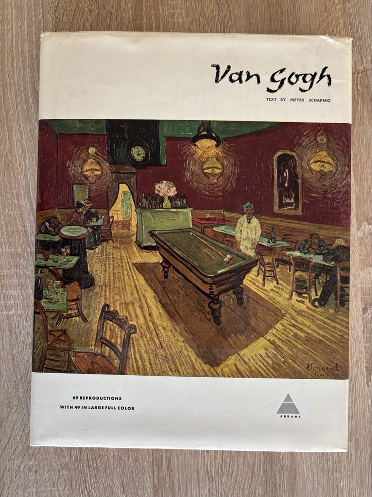 Vincent Van Gogh Meyer Schapiro Hardcover Art Book w/ Dust Jacket Abrams