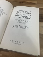 Exploring Proverbs by John Phillips (Hardcover)