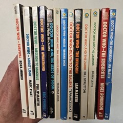 Lot Of 13 Vintage Dr Who Target Books 1980s Survival Ghost Magnus Kroll Meglos