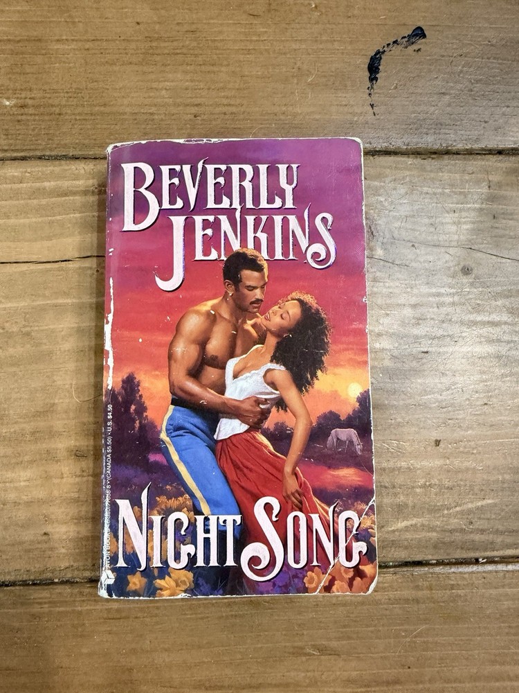 1994 NIGHT SONG PAPERBACK BEVERLY JENKINS BOOK 1ST EDITION COVER VINTAGE ROMANCE