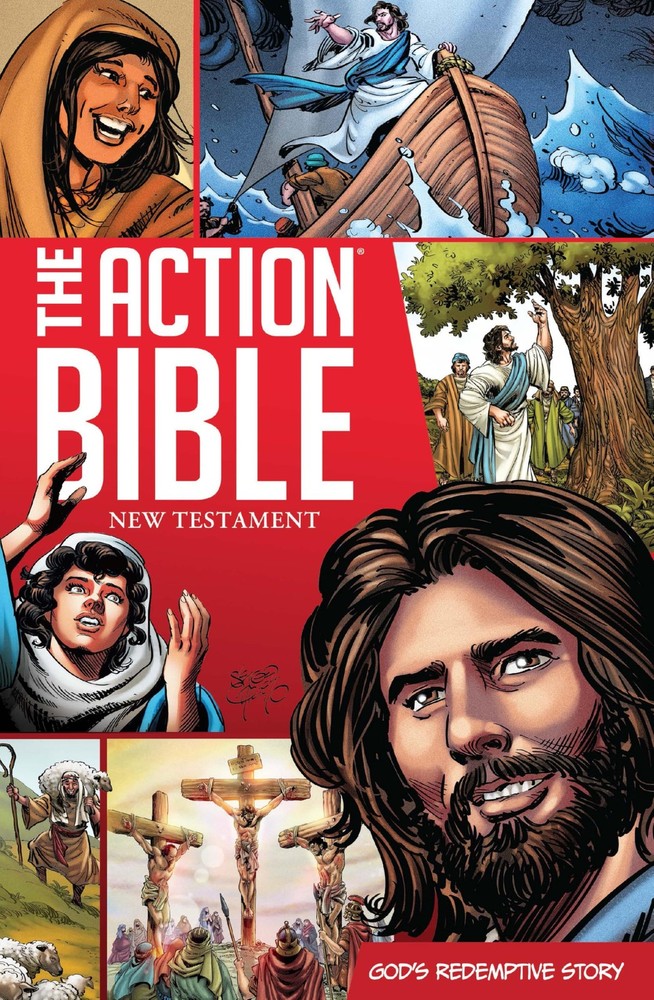 The Action Bible New Testament: God’s Redemptive Story (Action Bible Series)
