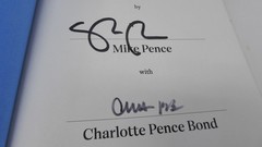 *2x SIGNED* Mike Pence & Charlotte Go Home for Dinner Advice Faith Family (HC)