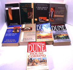 Dune Original Books 1-9 Frank Herbert Ace Paperback Edition Vtg