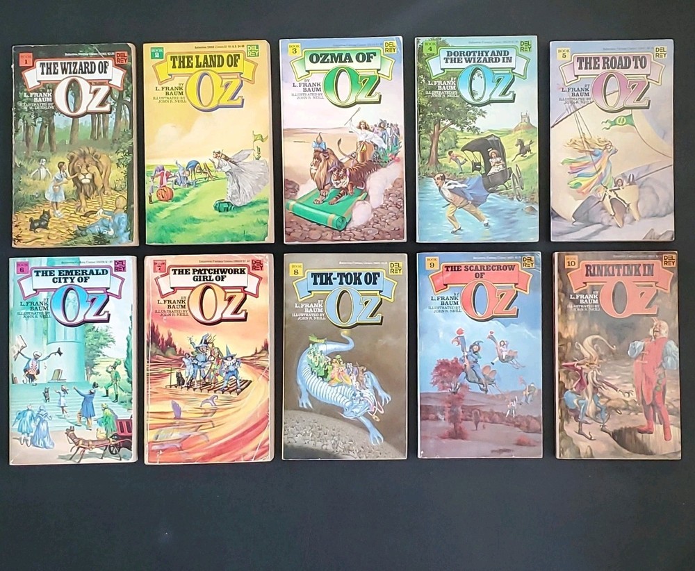 The Wizard of Oz by L. Frank Baum Paperback English Fantasy Novel Del Rey Series