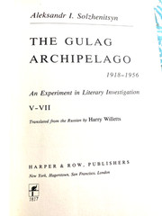3 RARE! The Gulag Archipelago Volume 1 & 2 & 3 by Aleksandr Solzhenitsyn 1974 HC
