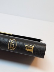 KJV Compact Checkbook Bible Black Bonded Leather Scripture Thomas Nelson NEW