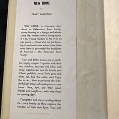New Home By Janet Lassance Crystal Springs Farm Iowa True story Rare! Only One✨