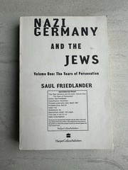 Nazi Germany And The Jews UNCORRECTED PROOF RARE Volume One 1 Saul Friedlander