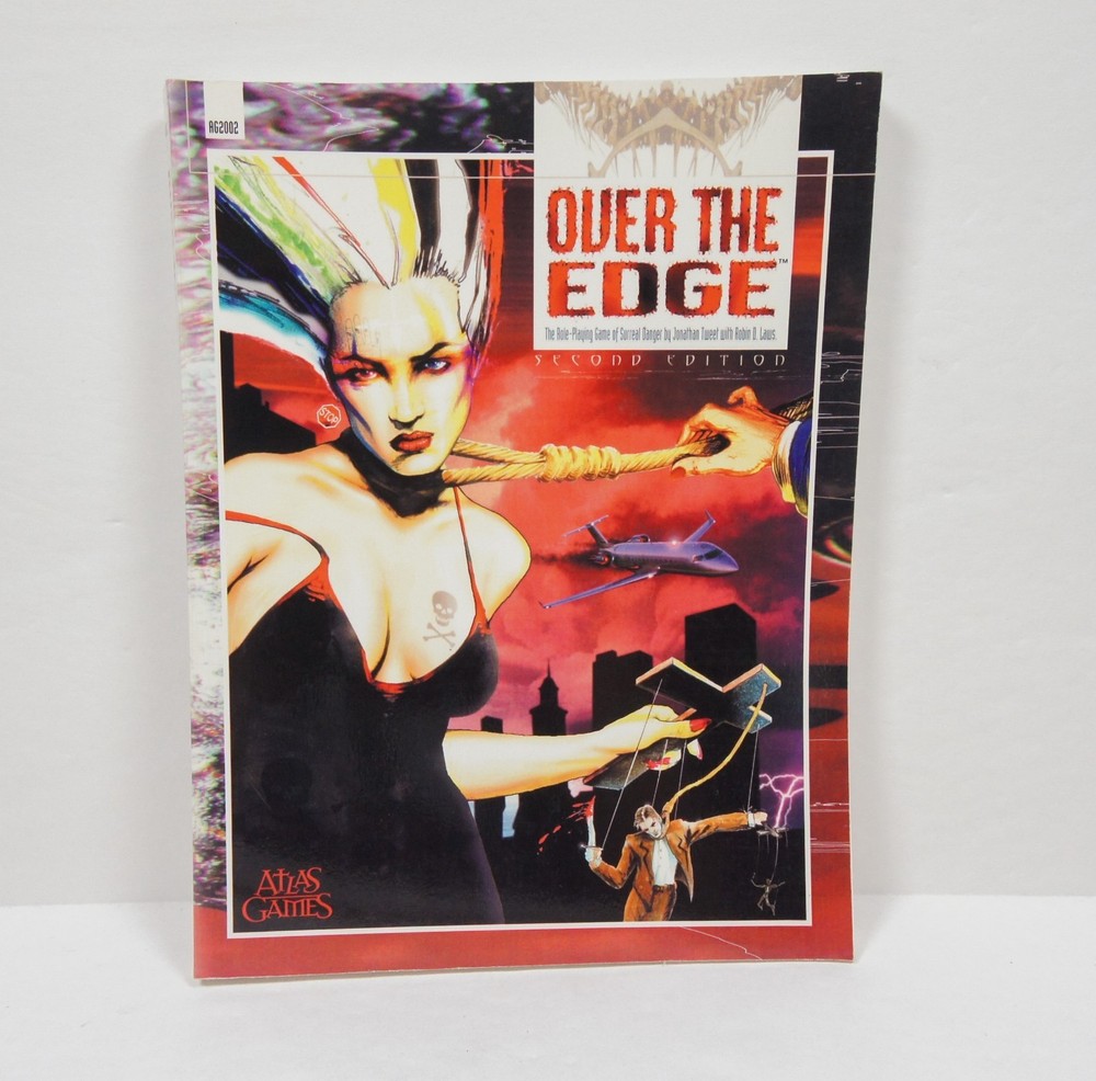 Over The Edge Second Edition Atlas Games Surreal Danger RPG Rulebook AG 2002