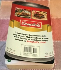 Campbell’s 1-2-3 Dinner Soup Can Shaped Cookbook Recipes