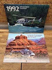 BELL HELICOPTER – Appointment Calendar – 1992 & 1993 – Lot Of 2 – MM6.114