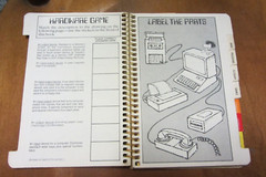 Computer Tools 1984 Spindex Stickers Graphics Programming Chart oop MAC rare 1st