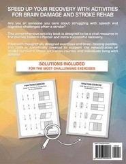 Stroke Recovery Activity Book: Large Print 4 in 1 Collection Aphasia…