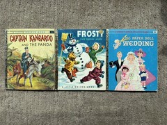 Vintage Lot Of 15 – A Little Golden Book Children’s Mini Hardcover 1930s – 1960s
