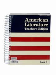 American Literature Teacher’s Third Edition Book A And B Spiral Bound BJU Press
