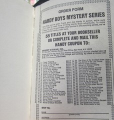 Hardy Boys Mystery Of Cabin Island Hardcover Book #8 1976 Vintage White Multi
