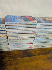 Silhouette Men Made In America Book Lot Of 34 Romance Paperbacks Mixed Authors