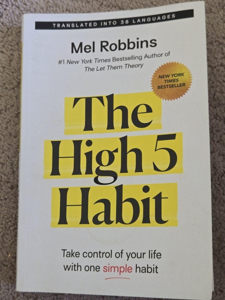 The High 5 Habit by Mel Robbins Hardcover Self-Help Book Personal Growth 2021