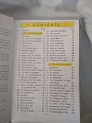 CATHOLIC PICTURE BIBLE – WHITE LEATHER, GILDED PAGE EDGES