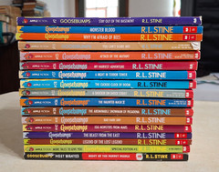 Goosebumps Books Lot of 17 R.L. Stine Mostly Vintage 1990s Paperbacks More Tales