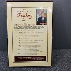 The Jack Van Impe Prophecy Bible Second 2nd Edition KJV Bonded Leather