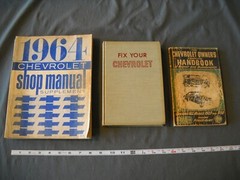 VINTAGE CHEVROLET REPAIR MANUALS LOT FIX YOUR CHEVY 1930S TO 1967 RAT ROD BOOKS