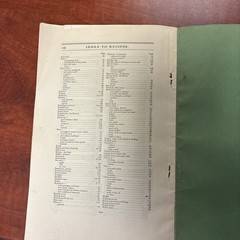 Cookbook 1931 Aunt Sammy’s Radio Recipes Revised USDA Home Economics