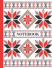 NOTEBOOK Ruled pages – 8.5 x 11 inches – 100 pages – My Fallahi Cross Stitch …