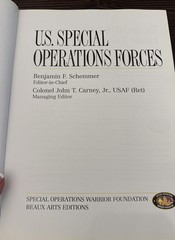 U.S. Special Operations Forces by John T. Carney and Benjamin F. Schemmer, Hard