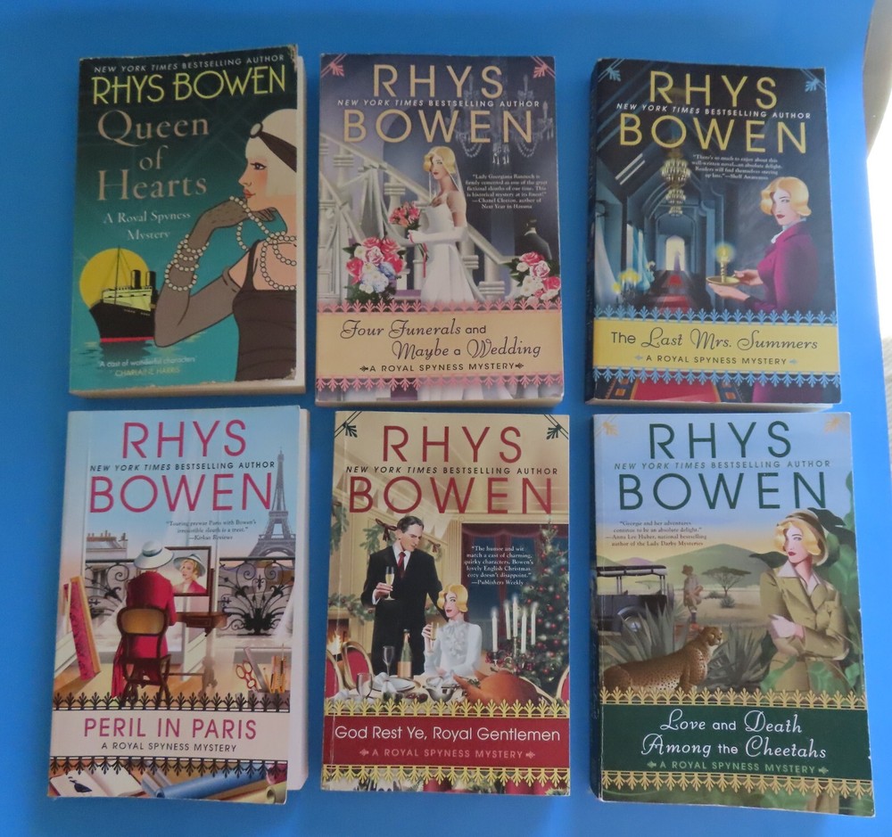 Rhys Bowen A Royal Spyness Mystery Lot of 6 Paperbacks