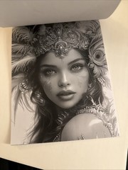 adult coloring book Boho Beauties 8 X 11 1/2 NEW Shipping Included
