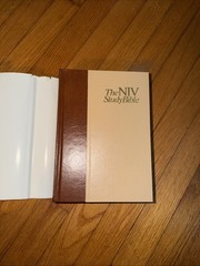 Zondervan NIV Study Bible Hardback Dust Jacket Cover Thumb Index Red Letter