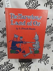 The Marvelous Land of Oz Books of Wonder L Frank Baum Hardcover
