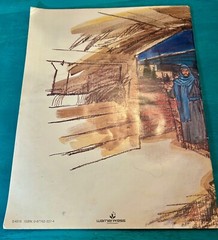 *Rare* THE NATIVITY a bible story to color Warner Press 1970’s VTG Never Used