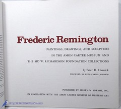 Frederic REMINGTON: Paintings,/Drawings/Sculpture w/94 illust. NF HC/VG DJ 89925