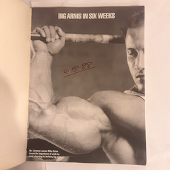 VINTAGE 1988 BIG ARMS IN SIX WEEKS BY ELLINGTON DARDEN RARE BODYBUILDING BOOK