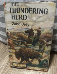 Lot of 6 Vintage Zane Grey Hardcovers – 1 w/ Dust Jacket – Harper & G&D