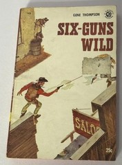 Lot of 10 Vintage PB Westerns Gunslingers Outlaws1940s- 1960s Various Authors ￼￼